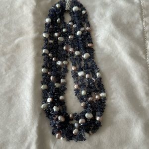 Amethyst & Freshwater Pearl necklace